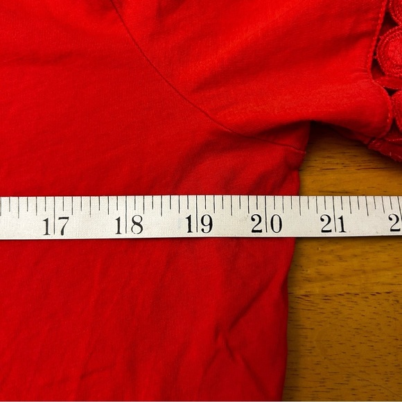 J. CREW Lace Trim Sleeve Top - Picture 7 of 10